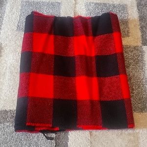 Buffalo plaid scarf